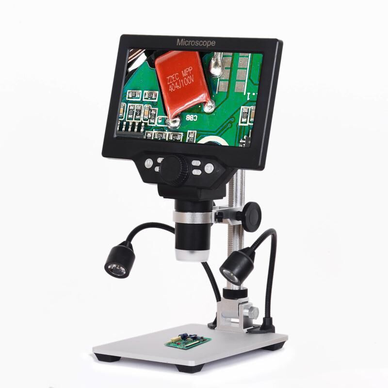 Digital Microscope With Screen 7 Inch - G1200D Digitales Elektronisches Mikroskop 12MP 7