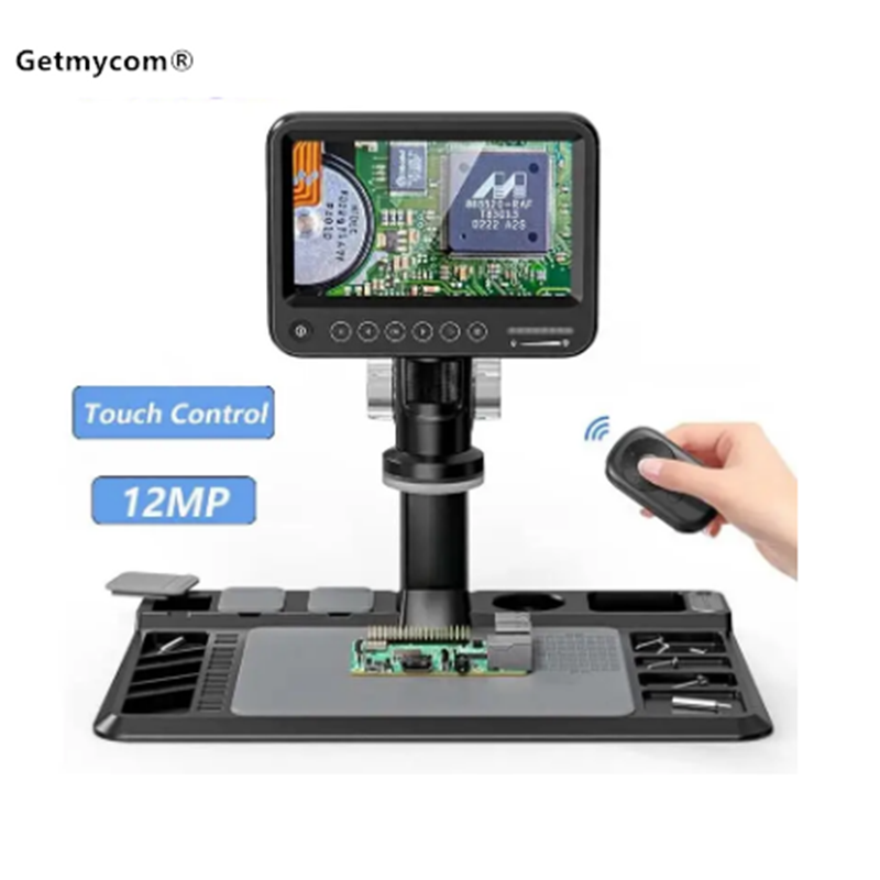 Digital Microscope With Screen 7 Inch - 1600X Digitalmikroskop 12 MP Elektronische Videomikroskope