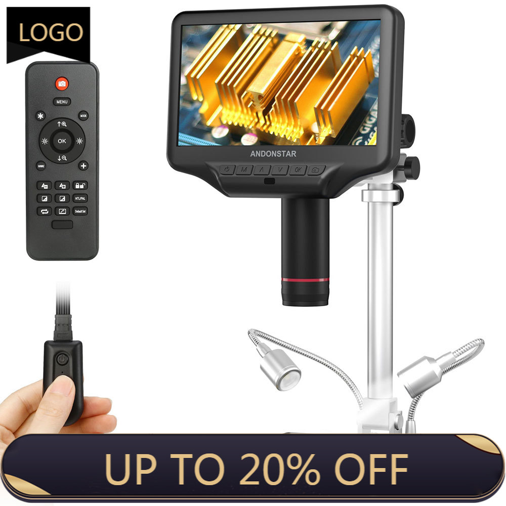 Digital Microscope With Screen 7 Inch - Andonstar AD407 PRO Digitalmikroskop mit 7-Zoll-Bildschirm