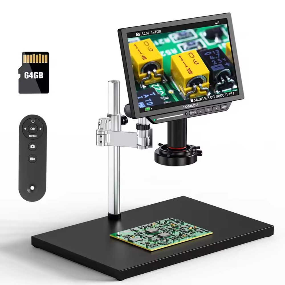 Digital Microscope 4K Hdmi 2000X - 4K Digital Mikroskop Für Löten TM4K