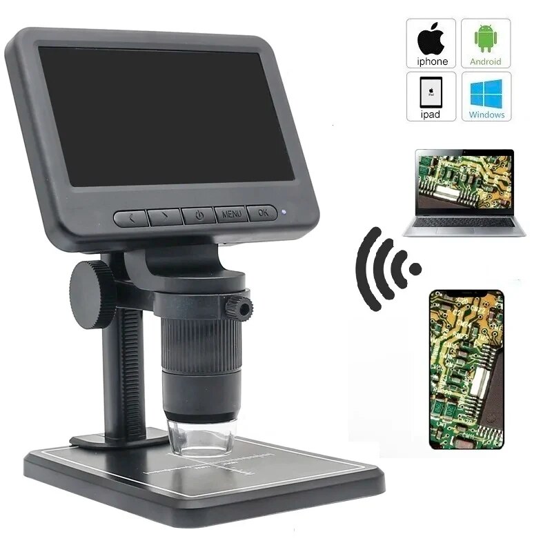 Usb Microscope 1000X Digital - Ms2 1000x Digital mikroskop LED-Beleuchtung elektronische