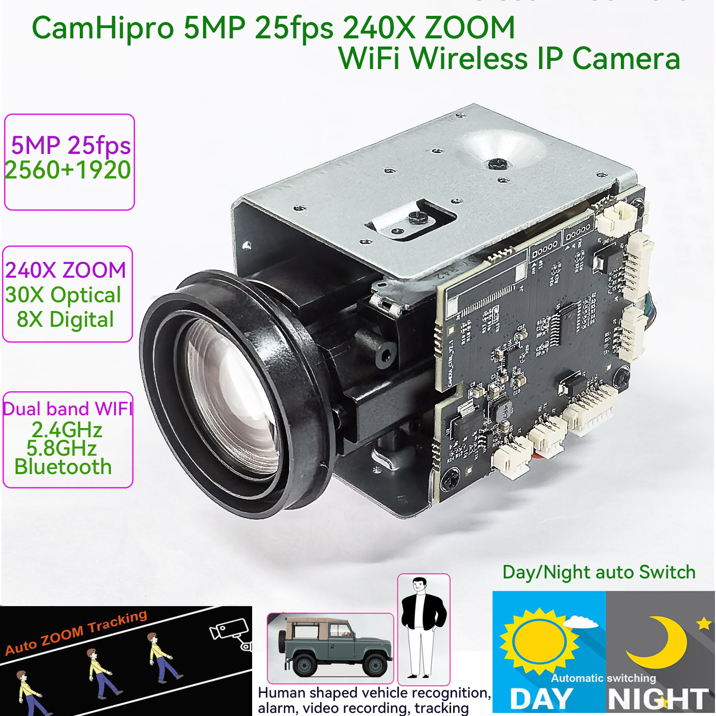 Microscope Camera Sony Imx - Camhi CamHipro Kabellose WiFi 5MP 25fps