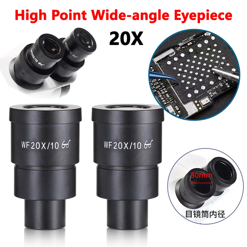 Polarizing Microscope Binocular - 20X/10 Okular Professionelles Stereomikroskop, binokulares Triokulares