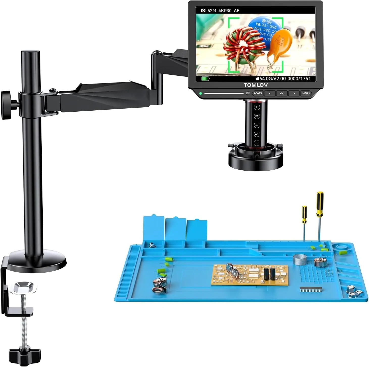 Digital Microscope 4K Hdmi 2000X - TOMLOV 8