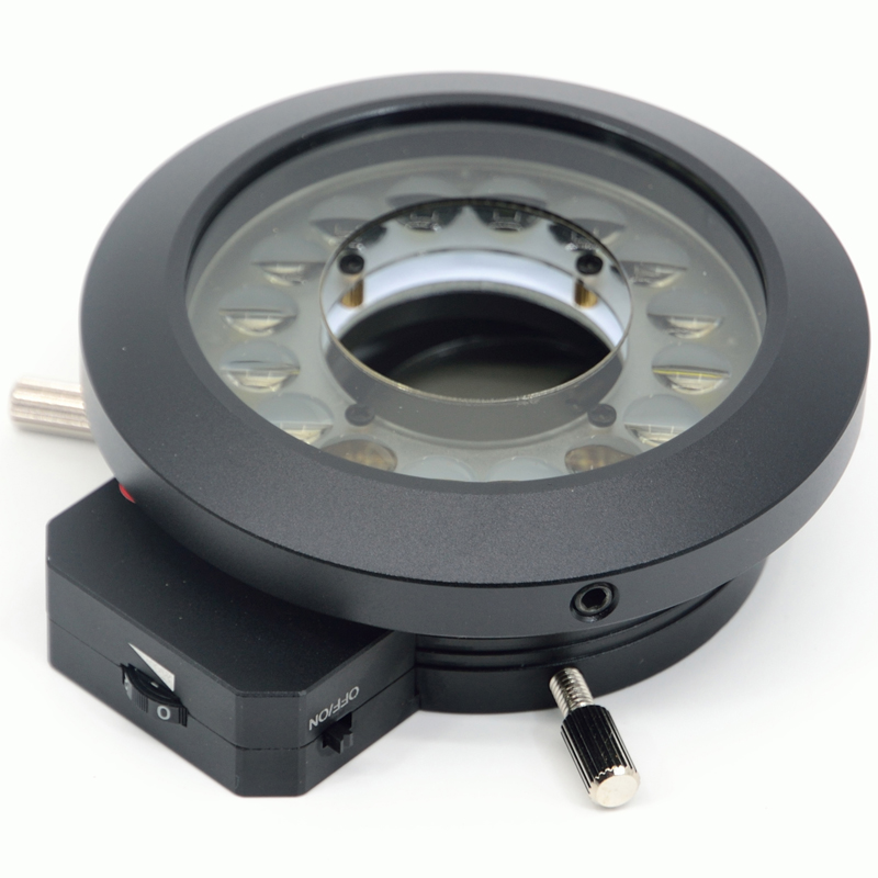 Polarizing Microscope Binocular - FYSCOPE Mikroskop-Ringlicht-Beleuchtung 16-teilig Mikroskop Polarisiertes LED-Ringlicht