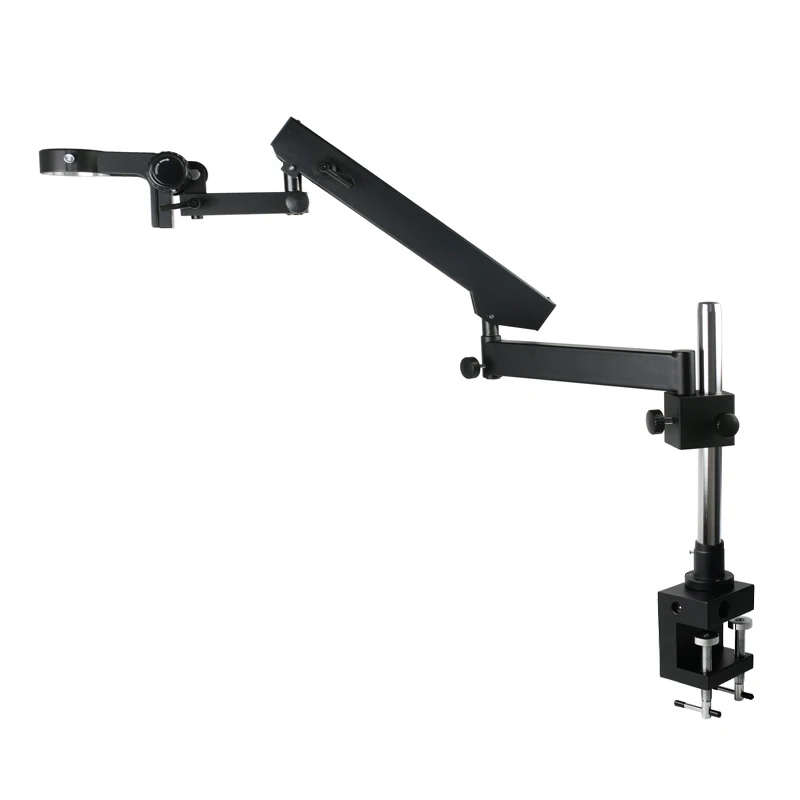 Microscope Boom Stand Articulating - Gelenkarm-Klemmständer, verstellbarer 76-mm-Fokussierhalter, Eakins Zoom Trinokular-/Binokular-Stereomikroskop-Stativhalterung