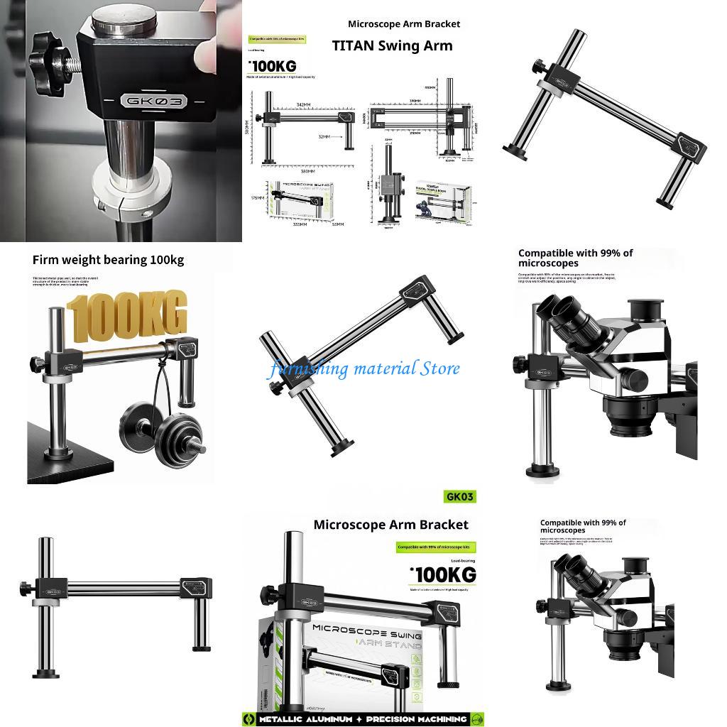 Microscope Boom Stand Articulating - Y5GD Doppelarm-Auslegerständer, voll drehbarer Gelenkarm, industrielle