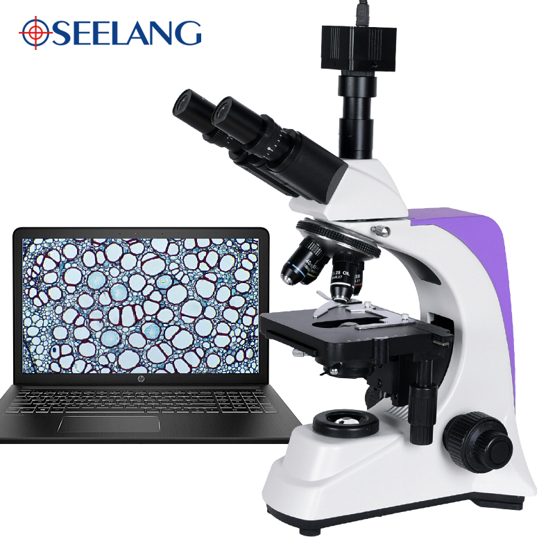 Usb Microscope 1000X Digital - 1000x 2500X Professionelles Biologisches Labor-HD-Mikroskop Trinokular