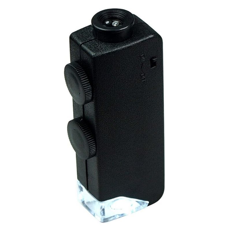Gem Microscope Jeweler - WCS-Jewelers Lupe 60X-100X Zoom LED-Beleuchtetes Mikroskop-Vergrößerungsglas