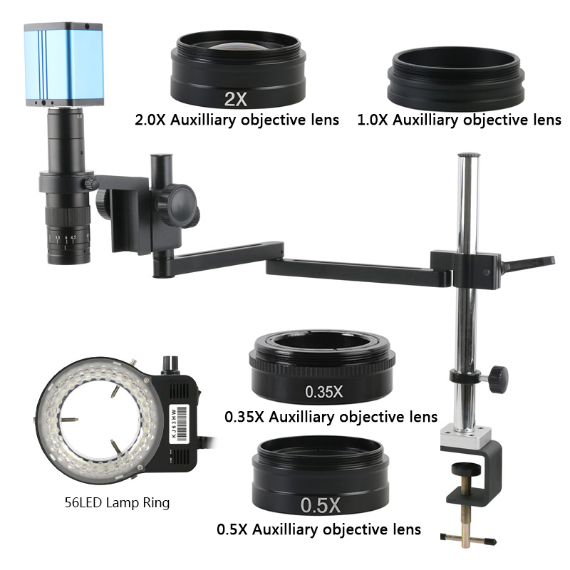 Measuring Microscope Video 1080P - 180X Zoom 1080P Typ-C LAB AF