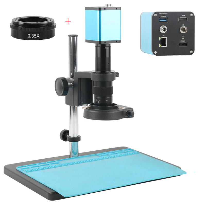Measuring Microscope Video 1080P - 1080P HDMI USB LAN Industrielle PCB