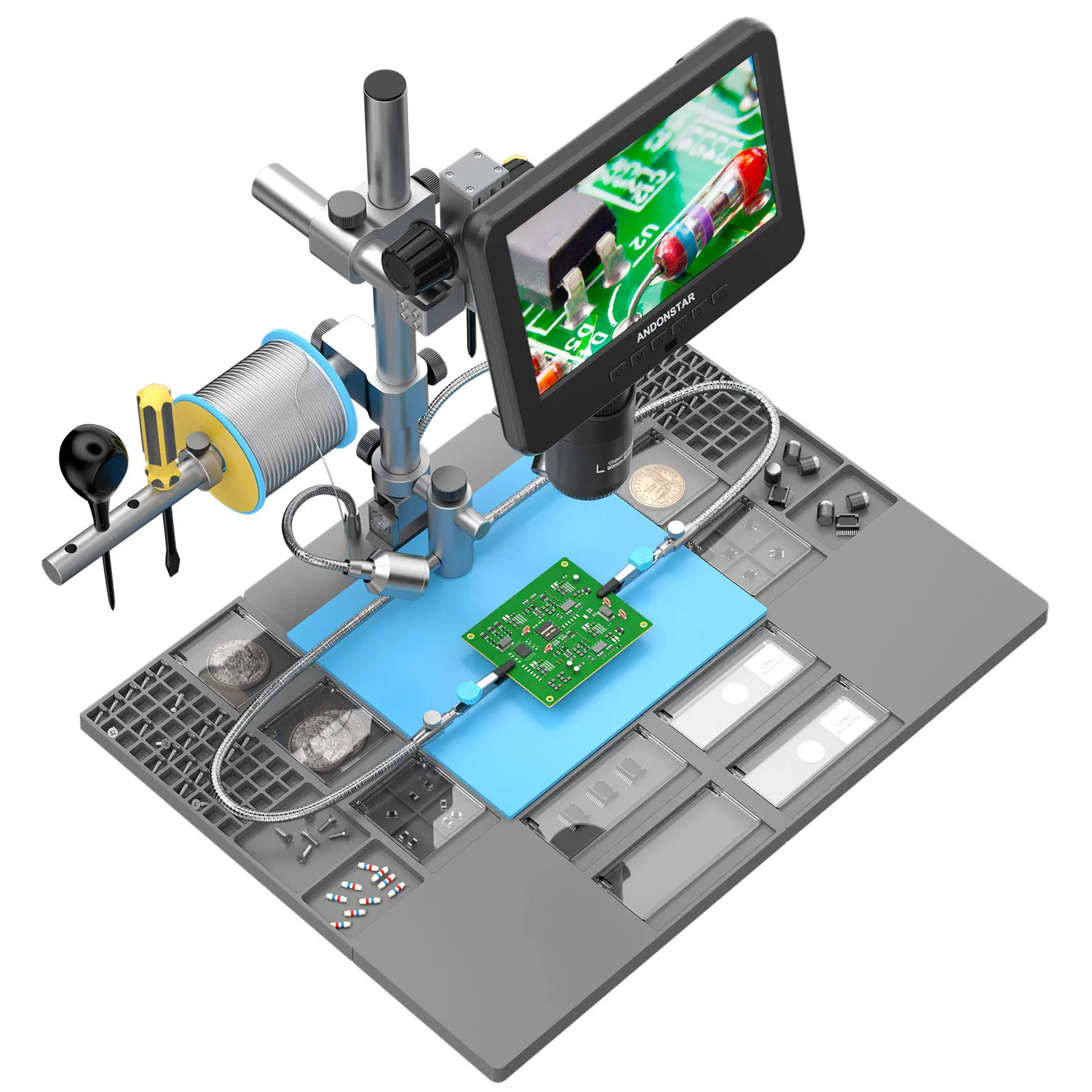 Andonstar AD246SM-Plus High-De – Digital Microscope With Screen 7 Inch Bewertung und Preis