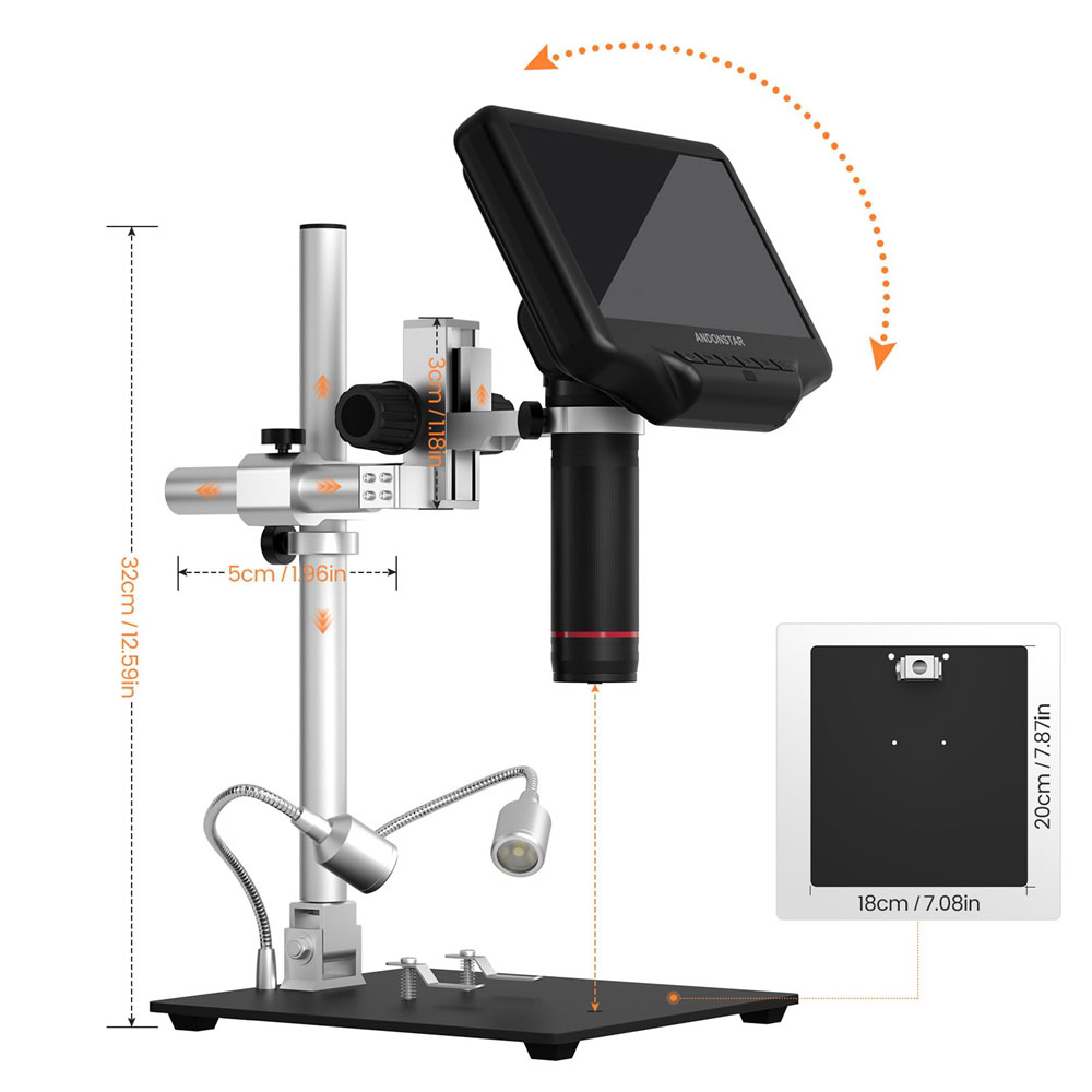 Andonstar AD407 PRO Digitalmik – Digital Microscope With Screen 7 Inch Bewertung und Preis
