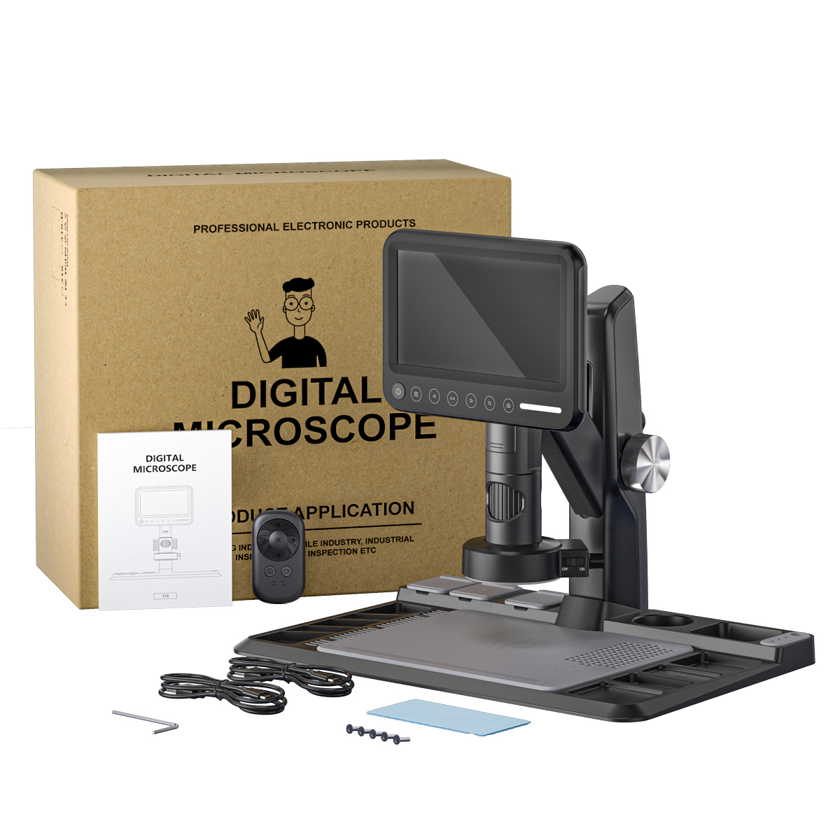 7-Zoll-Touchscreen 178 Grad 12 – Digital Microscope With Screen 7 Inch Bewertung und Preis