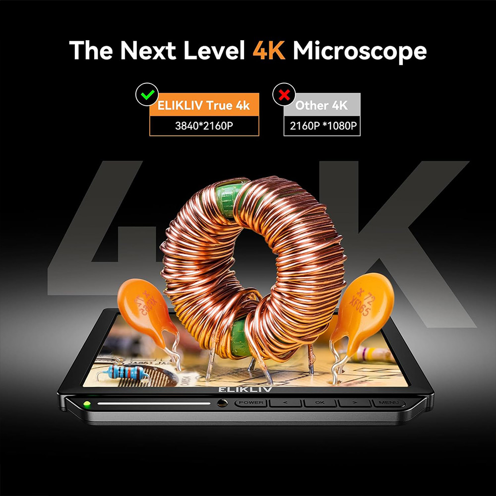 Elikliv EM4K 4K HDMI Digitalmi – Digital Microscope 4K Hdmi 2000X Bewertung und Preis