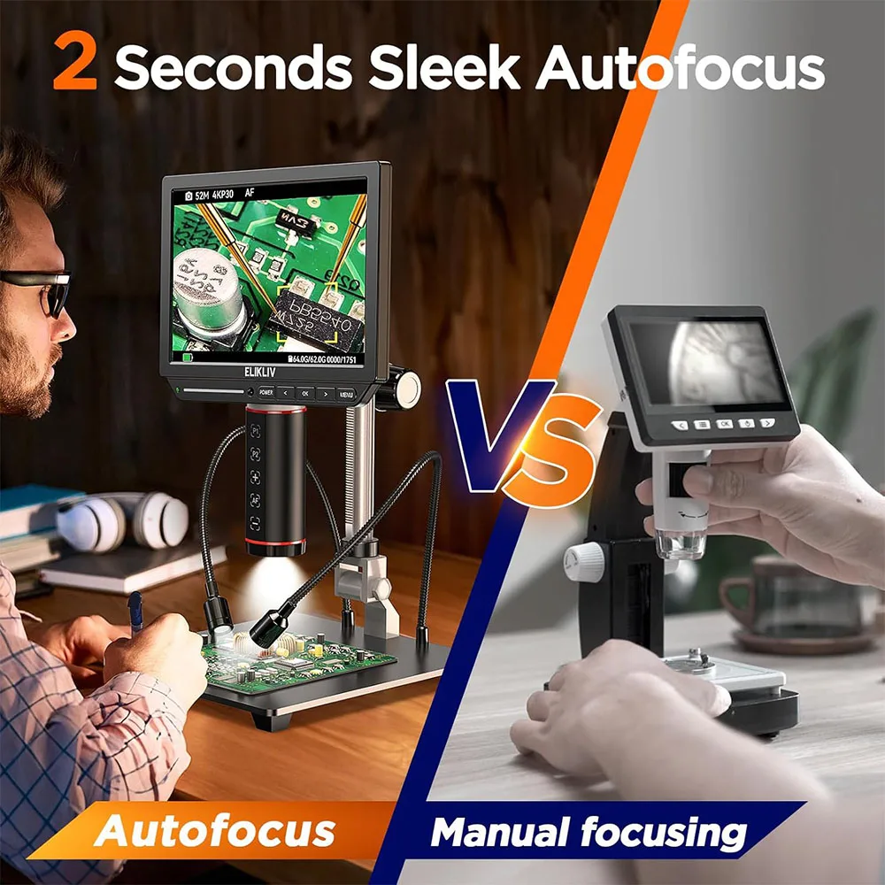 Elikliv EM4K-AF 4K Digitalmikr – Digital Microscope 4K Hdmi 2000X Bewertung und Preis