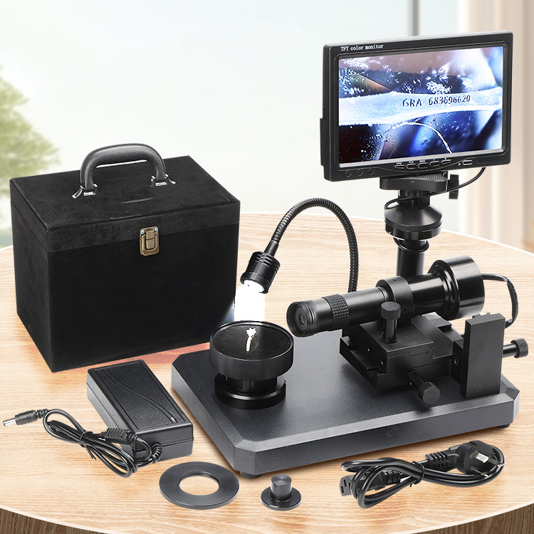Leistungsstarkes Straußen-Schm – Digital Microscope With Screen 7 Inch Bewertung und Preis