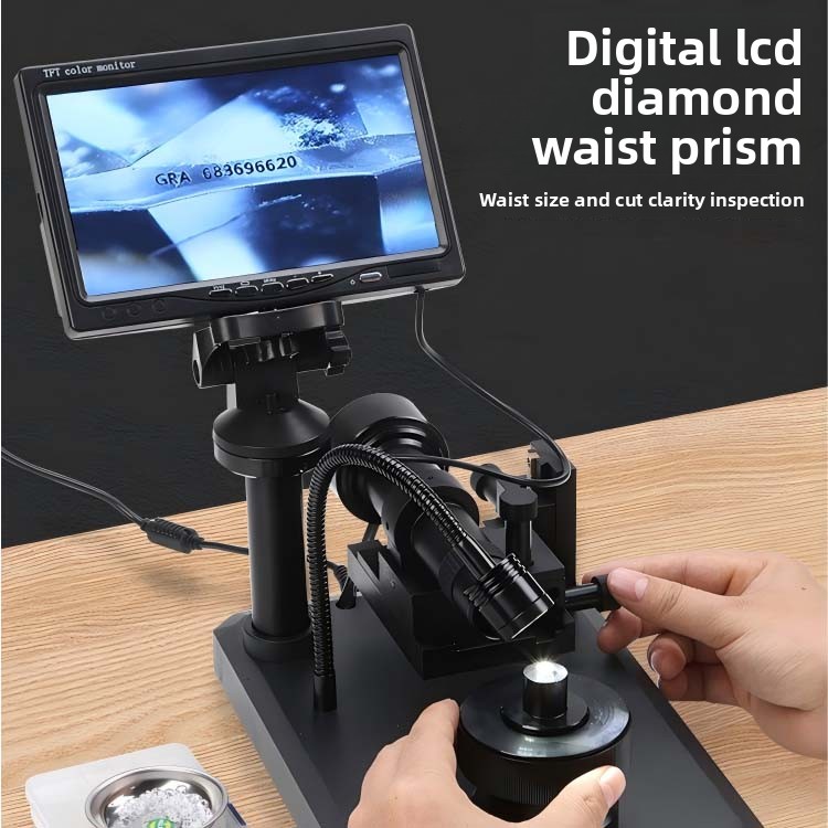 Leistungsstarkes Straußen-Schm – Digital Microscope With Screen 7 Inch Bewertung und Preis