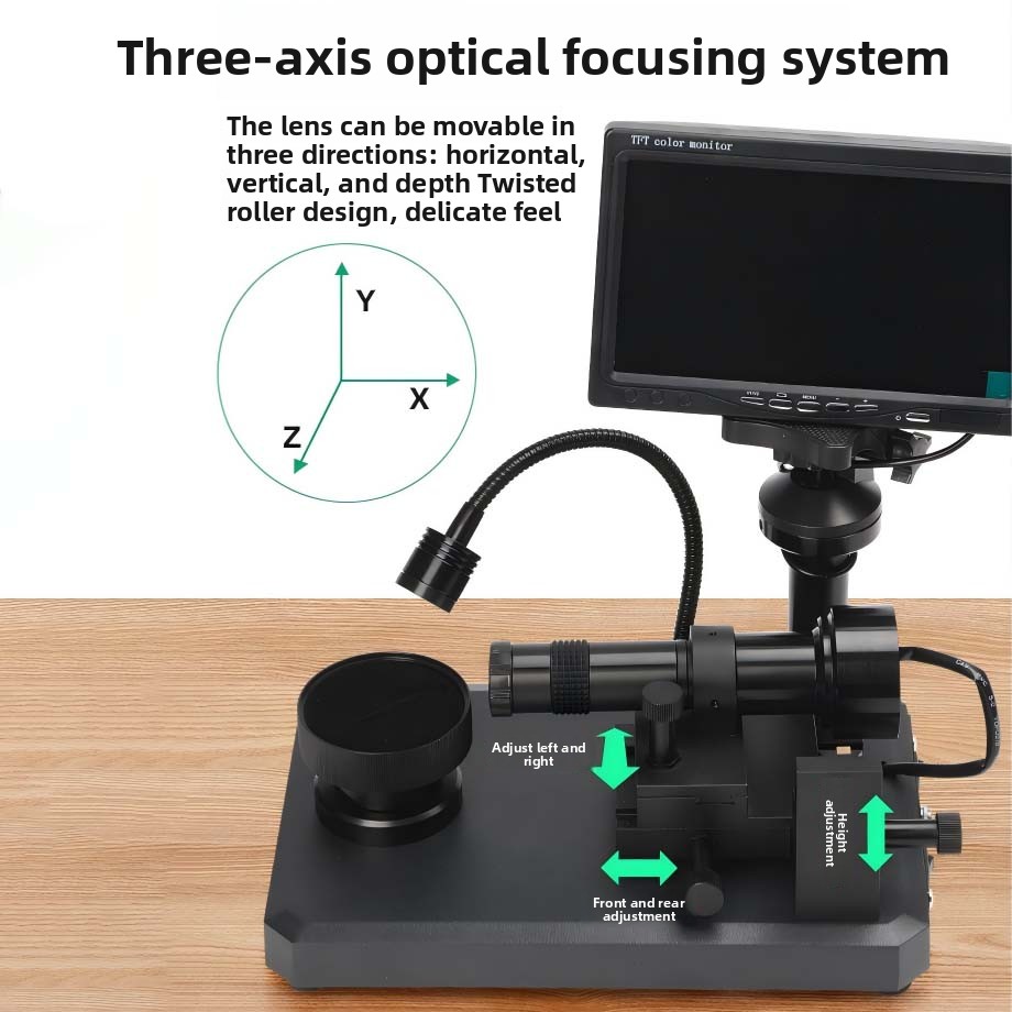 Leistungsstarkes Straußen-Schm – Digital Microscope With Screen 7 Inch Bewertung und Preis