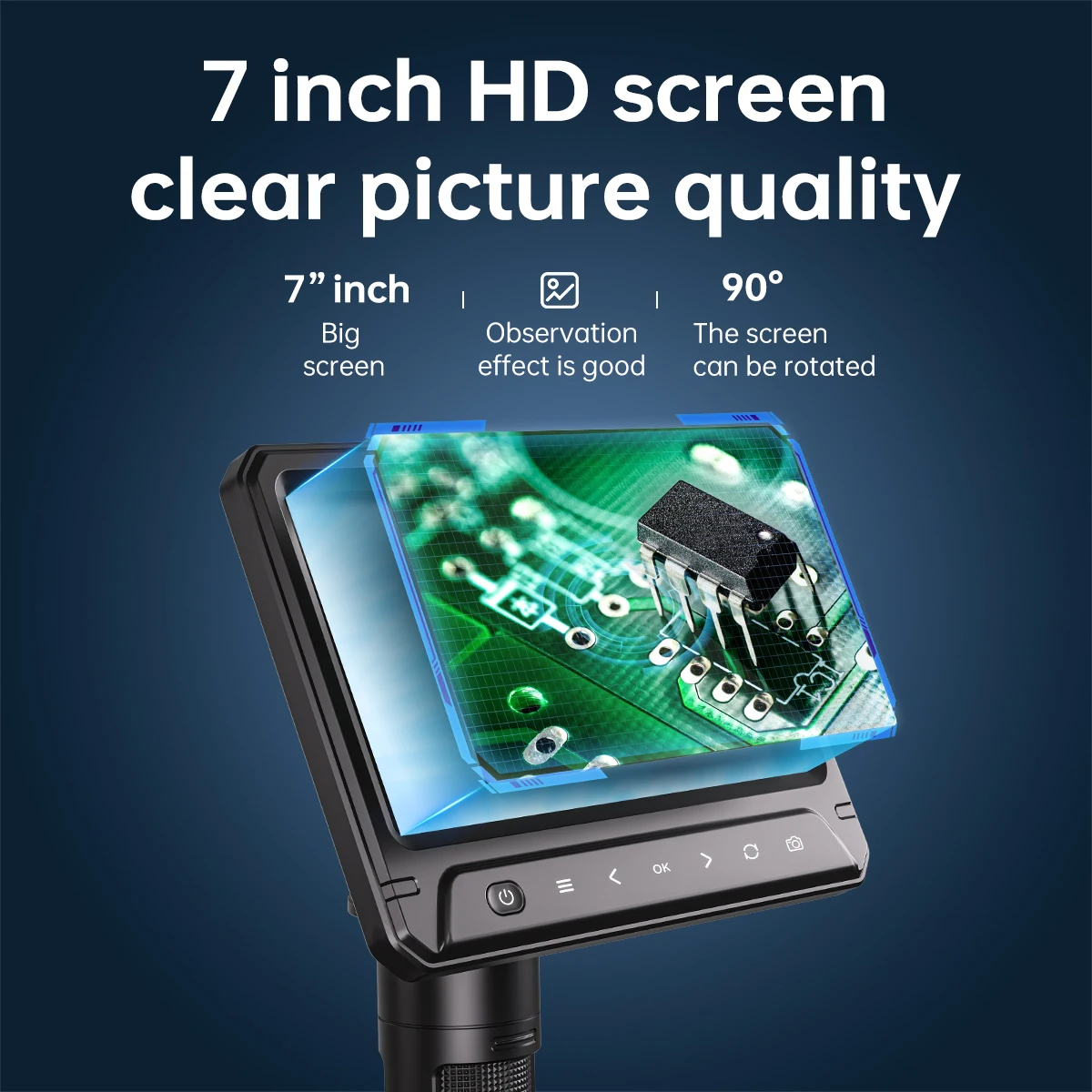 OEM/ODM 12MP 7-Zoll-Touchscree – Digital Microscope With Screen 7 Inch Bewertung und Preis