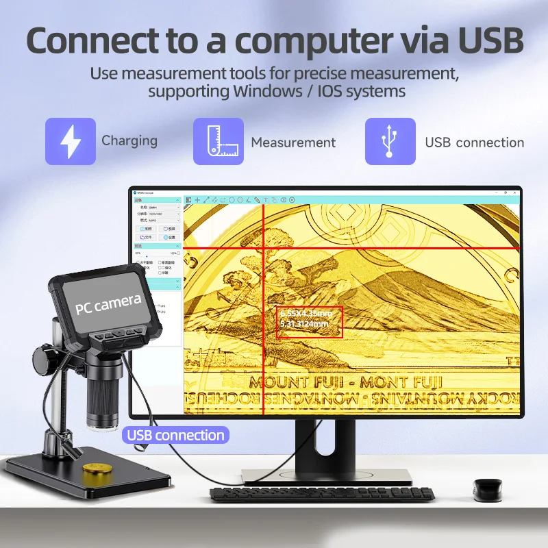 4,3-Zoll-HD-Digitalmikroskop m – Usb Microscope 1000X Digital Bewertung und Preis