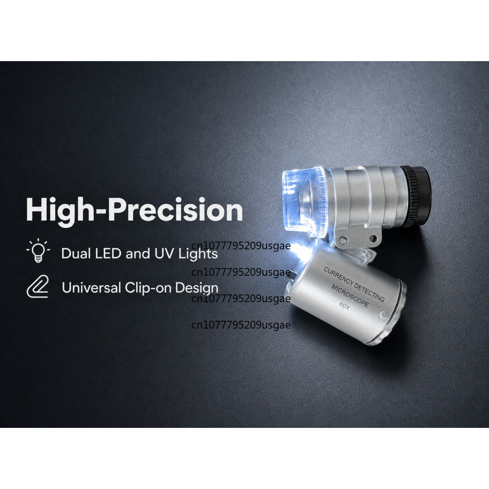 60x Juwelier-Lupe mit LED-UV-L – Gem Microscope Jeweler Bewertung und Preis