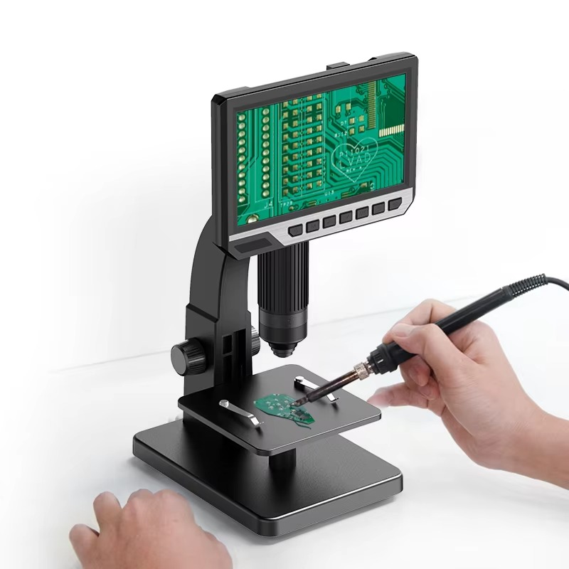 Kaufen Sie online mit Vergröße – Digital Microscope With Screen 7 Inch Bewertung und Preis