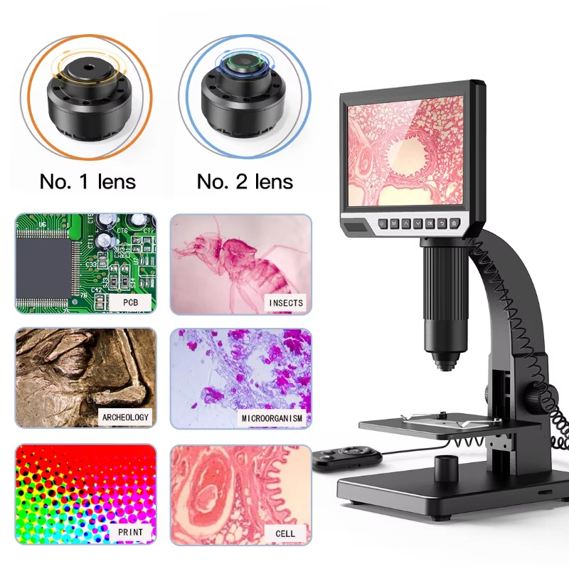Kaufen Sie online mit Vergröße – Digital Microscope With Screen 7 Inch Bewertung und Preis