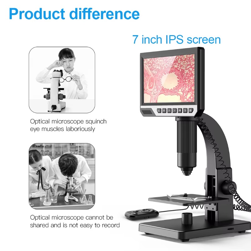 Kaufen Sie online mit Vergröße – Digital Microscope With Screen 7 Inch Bewertung und Preis