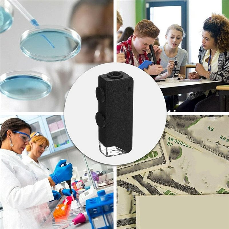 WCS-Jewelers Lupe 60X-100X Zoo – Gem Microscope Jeweler Bewertung und Preis
