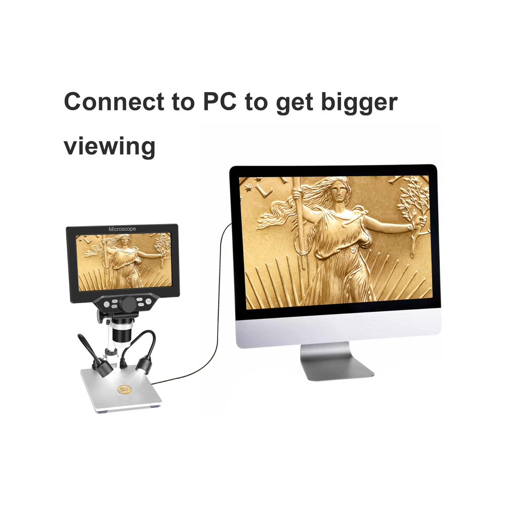 LCD Digital USB-Mikroskop, 7-Z – Digital Microscope With Screen 7 Inch Bewertung und Preis