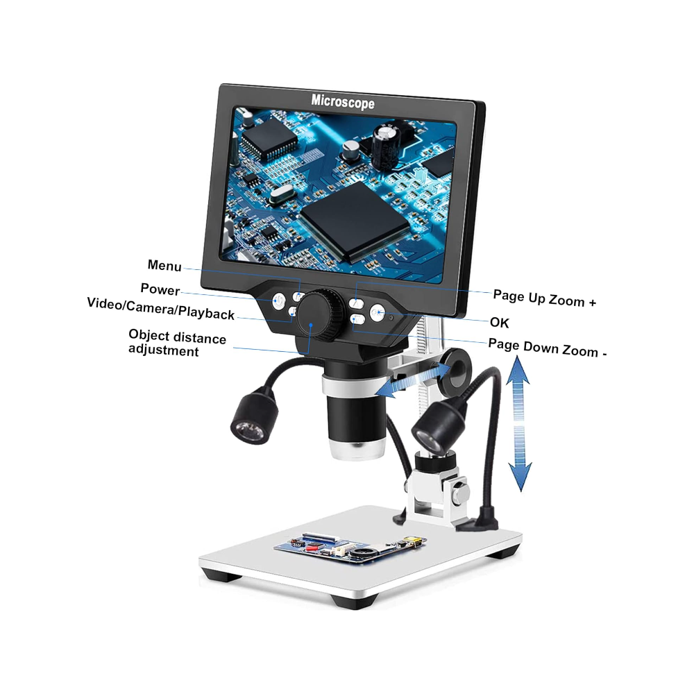 LCD Digital USB-Mikroskop, 7-Z – Digital Microscope With Screen 7 Inch Bewertung und Preis