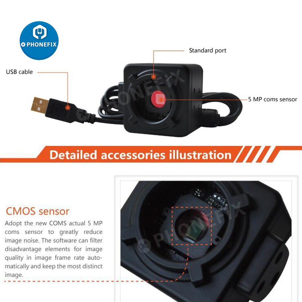 5mp cmos USB-Mikroskop Industr – Digital Microscope 5Mp Usb C Mount Bewertung und Preis