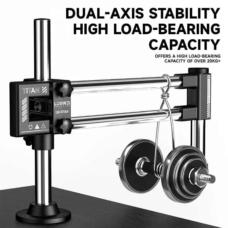 LUOWEI LW-GK02 Biaxaler Doppel – Microscope Boom Stand Articulating Bewertung und Preis