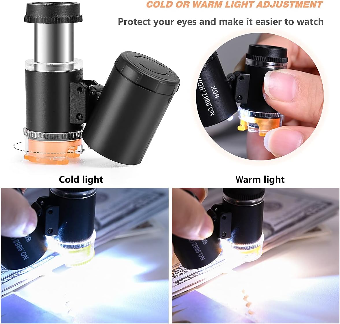 60x Mini-Taschen mikroskop Juw – Gem Microscope Jeweler Bewertung und Preis