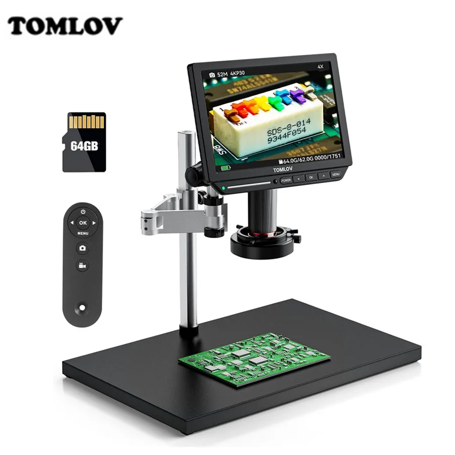 TOMLOV Digitalmikroskop 4K 8 Z – Digital Microscope 4K Hdmi 2000X Bewertung und Preis