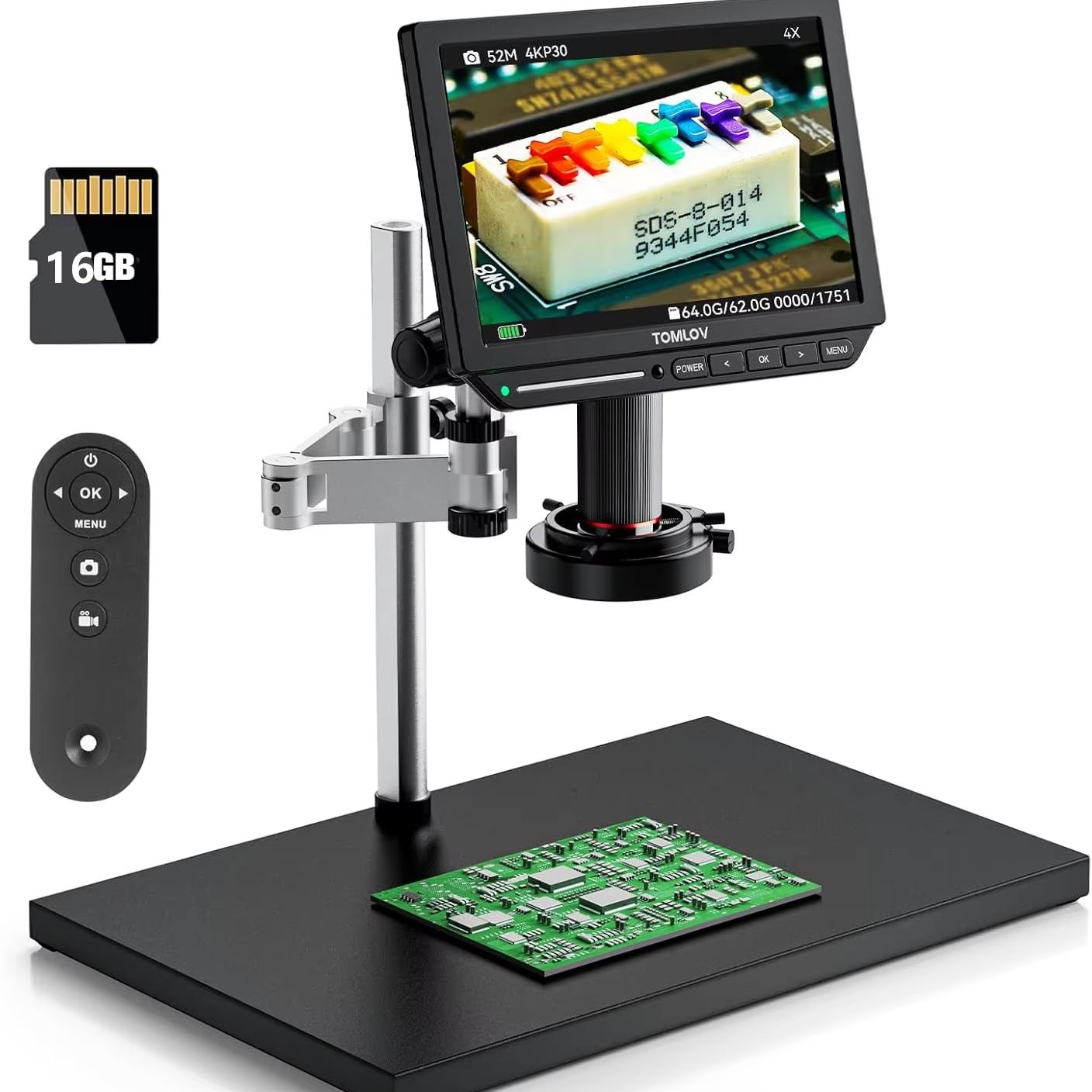 TOMLOV 4K HDMI Digitalmikrosko – Digital Microscope 4K Hdmi 2000X Bewertung und Preis